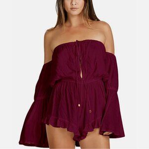 Radio Fiji Maroon Sokally Romper